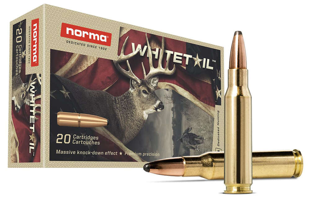 Ammunition Norma Ammunition ZPAP M85 308Win NORMA WHITETAIL 308WIN 150GR PSP 20/10 • Model: ZPAP M85